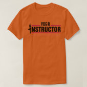 Yoga-instructeur T-shirt (Design voorkant)