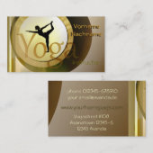 Yoga-instructeur Visitekaartje (Voorkant / Achterkant)