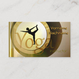 Yoga-instructeur Visitekaartje