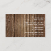 YOGA-instructeur - Visitekaartje (Achterkant)