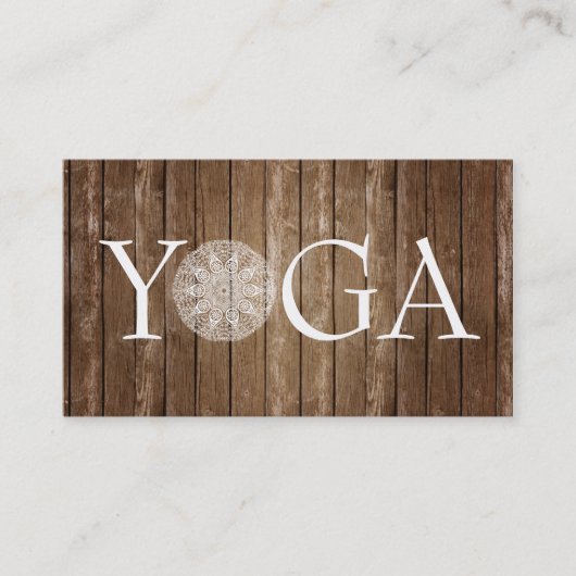 YOGA-instructeur - Visitekaartje (Voorkant)