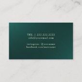 Yoga-instructeur visitekaartje | Sjabloon (Achterkant)