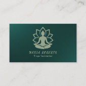 Yoga-instructeur visitekaartje | Sjabloon (Voorkant)
