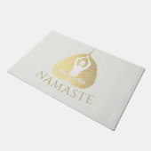 Yoga instructeur Welkomstwoord Meditation Pose Bod Deurmat (Schuin)