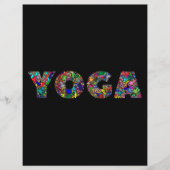 YOGA-instructies Flyer (Voorkant)