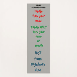 Yoga-instructies Yogamat