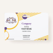 Yoga Instructor Badge (Voorkant)