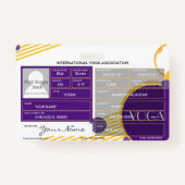 Yoga Instructor Badge (Achterkant)