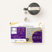 Yoga Instructor Badge (Achterkant met intrekbare)