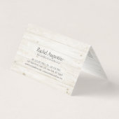 Yoga Instructor Bodhi Leaf Price List Benoeming Visitekaartje (Achterkant)