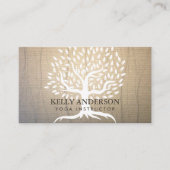 Yoga Instructor  Boom Elegant Therapie Visitekaartje (Voorkant)