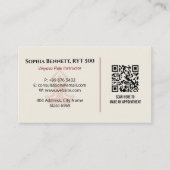 Yoga Instructor Business | Calm Brown Mandala Visitekaartje (Voorkant)