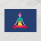 Yoga Instructor Business Card Visitekaartje (Achterkant)