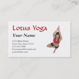 Yoga Instructor Class Visitekaartje