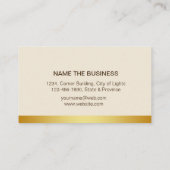 Yoga Instructor Classic Mandala Lotus Floral Visitekaartje (Achterkant)