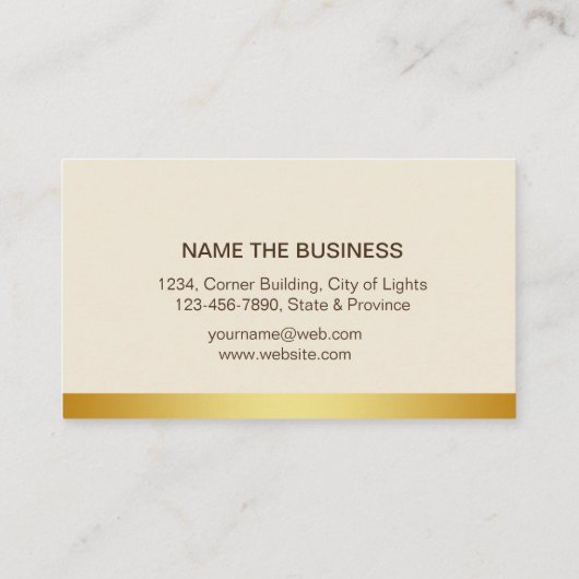 Yoga Instructor Classic Mandala Lotus Floral Visitekaartje (Achterkant)