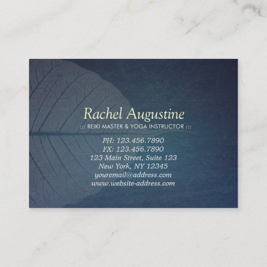 YOGA Instructor Discount Coupon Loyalty Bodhi Leaf (Achterkant)