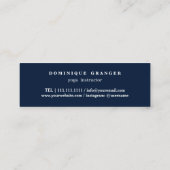 Yoga Instructor Docent Mini Visitekaartje (Achterkant)