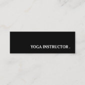 Yoga Instructor Docent Mini Visitekaartje (Voorkant)