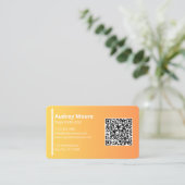 Yoga Instructor Docenten Yoga Studios Professional Visitekaartje (Staand voorkant)