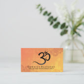 Yoga Instructor en Reiki Master Visitekaartjes (Staand voorkant)