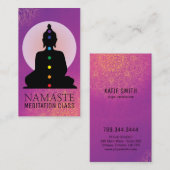 Yoga Instructor en Reiki Master Visitekaartjes (Voorkant / Achterkant)