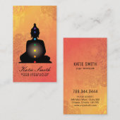 Yoga Instructor en Reiki Master Visitekaartjes (Voorkant / Achterkant)