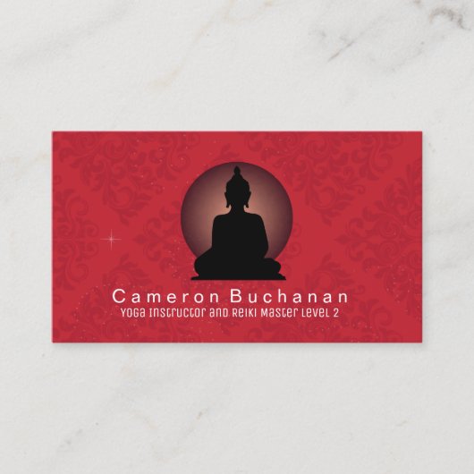 Yoga Instructor en Reiki Master Visitekaartjes (Voorkant)