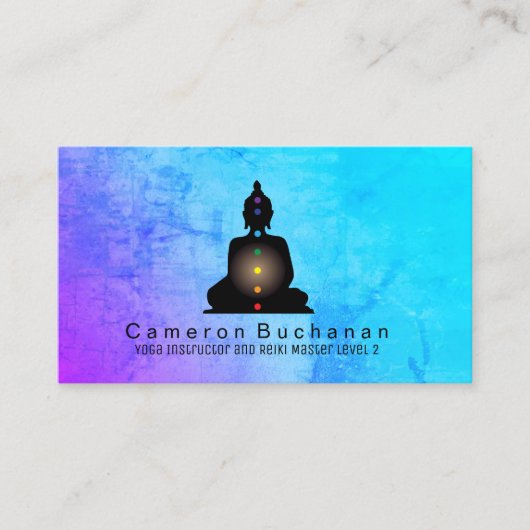 Yoga Instructor en Reiki Master Visitekaartjes (Voorkant)