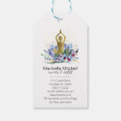 Yoga Instructor Energy Healer Crystals Reiki Spa Cadeaulabel (Achterkant)