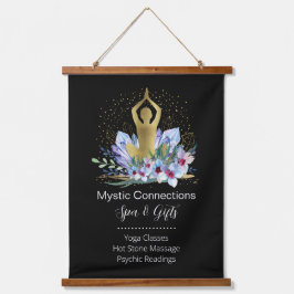 Yoga Instructor Energy Healer Crystals Reiki Spa Hangend Wandkleed