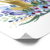 Yoga Instructor Energy Healer Crystals Reiki Spa Poster (Hoek)