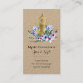 Yoga Instructor Energy Healer Crystals Reiki Spa Visitekaartje (Voorkant)