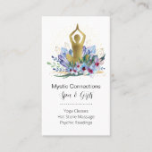 Yoga Instructor Energy Healer Crystals Reiki Spa Visitekaartje (Voorkant)