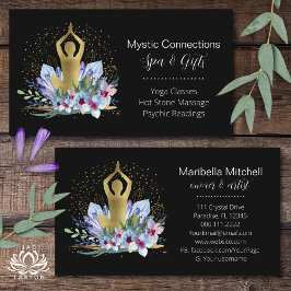 Yoga Instructor Energy Healer Crystals Reiki Spa Visitekaartje