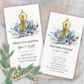 Yoga Instructor Energy Healer Crystals Reiki Spa Visitekaartje