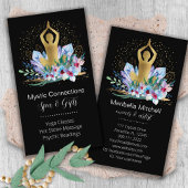 Yoga Instructor Energy Healer Crystals Reiki Spa Visitekaartje