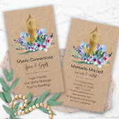 Yoga Instructor Energy Healer Crystals Reiki Spa Visitekaartje