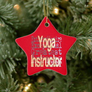 Yoga Instructor Extraordinaire Keramisch Ornament