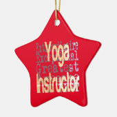 Yoga Instructor Extraordinaire Keramisch Ornament (Links)