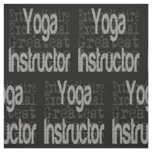 Yoga Instructor Extraordinaire Stof