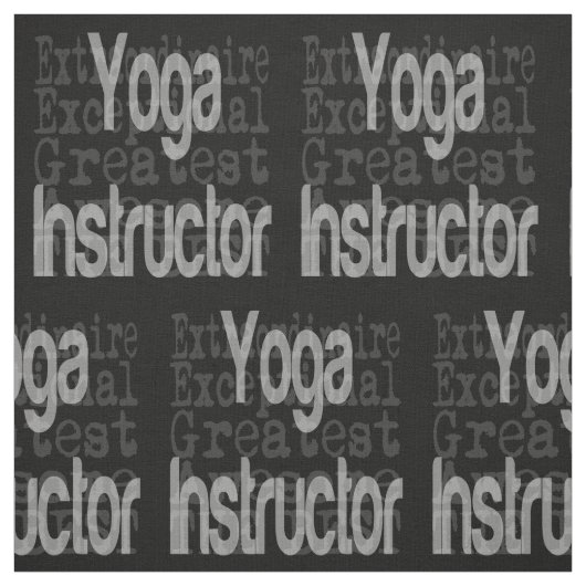 Yoga Instructor Extraordinaire Stof (Swatch)