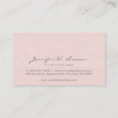 Yoga Instructor Fitness Personal Trainer Coach Visitekaartje (Achterkant)