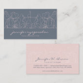 Yoga Instructor Fitness Personal Trainer Coach Visitekaartje (Voorkant / Achterkant)