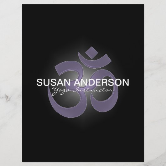 YOGA Instructor Flyer (Voorkant)