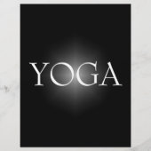 YOGA Instructor Flyer (Voorkant)