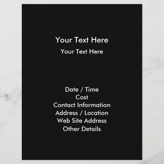 YOGA Instructor Flyer (Achterkant)