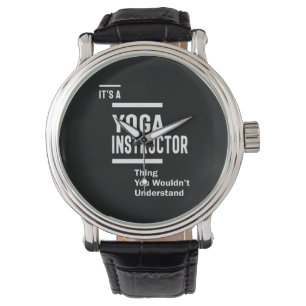 Yoga Instructor Functie Titel Cadeautje Horloge