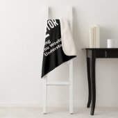 Yoga Instructor Functie Titel Cadeautje Sherpa Deken (In situ)