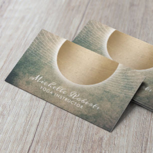 Yoga Instructor Ggloed Gold Circle Visitekaartje